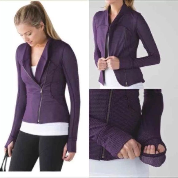 Lululemon | Precision Jacket | Chainlink Deep Zinfandel | Size 8 - Picture 2 of 16